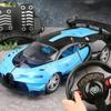 Samochód Zdalnie Sterowany Rc Auto Kierownica Pedały Niebieski