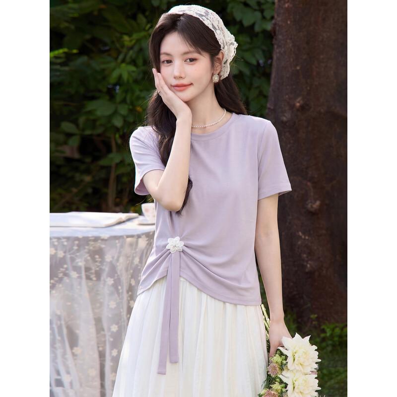 Women s Stylish Short-sleeved T-shirt S