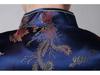 Ethnic Chinese Tang Suit Cheongsam: Dragon & Phoenix Short Summer Dress