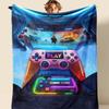 Cool Gamepad Pattern High Definition Digital Printing Blanket Person Gift Blanket Office Blanket