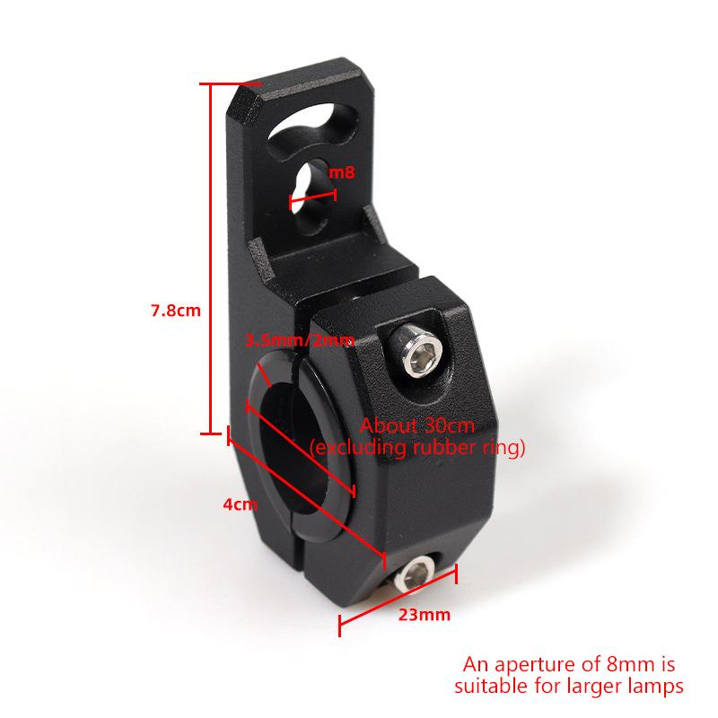 1Pc Motorcycle Mounting Bracket Headlight Spotlight Mount Universal Motorcycle Fog Light Bracket Headlamp Holder Accesorios