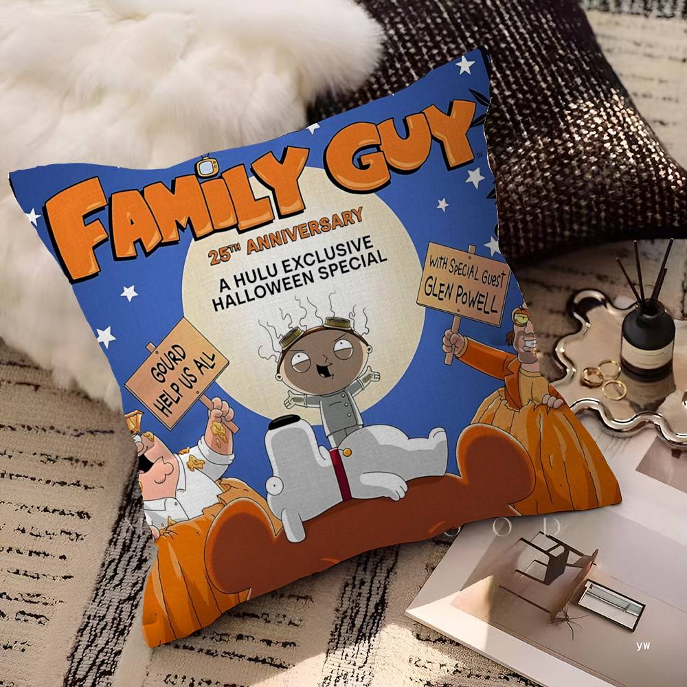 Cartoon G-Guy Cool F-Family 45*45cm Cushion Cover Pillow Cover Decor Pillowcase Home Pillowcase For Couch Pillow