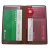 Magnetically Shielded Bankbook Case (Suede Leather) Camel