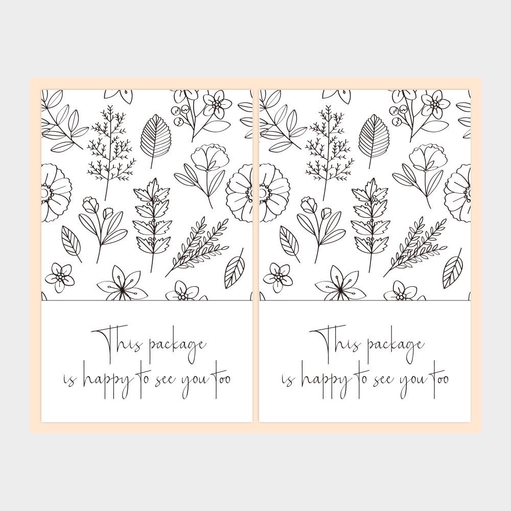 Green Leaf Rectangular Stickers - Gift Box Sealing Adhesive Labels for Packaging