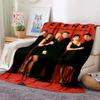 Cozy F-Friends Comedy Movie Characters Flannel Blanket for Beds Room Decoration Picnic - Customizable Gift Blanket