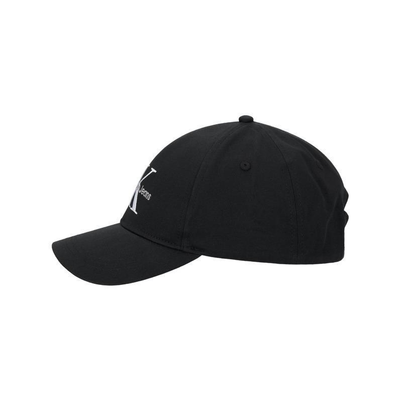 Calvin Klein Letter embroidery, organic cotton, peaked cap, same style for men and women, couple style, black K50K510061BDS