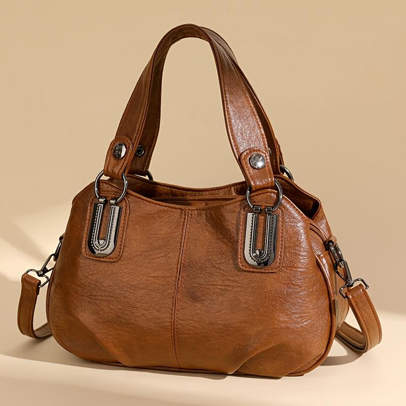 1 шт. женская сумка новая сумка для мамы среднего возраста модная универсальная сумка через плечо из мягкой кожи сумка-мессенджер трендовая сумка большой вместимости