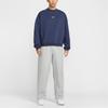 Nike Sweatshirts Men's Marine Blue Crew Neck Moderate IR0107-410
