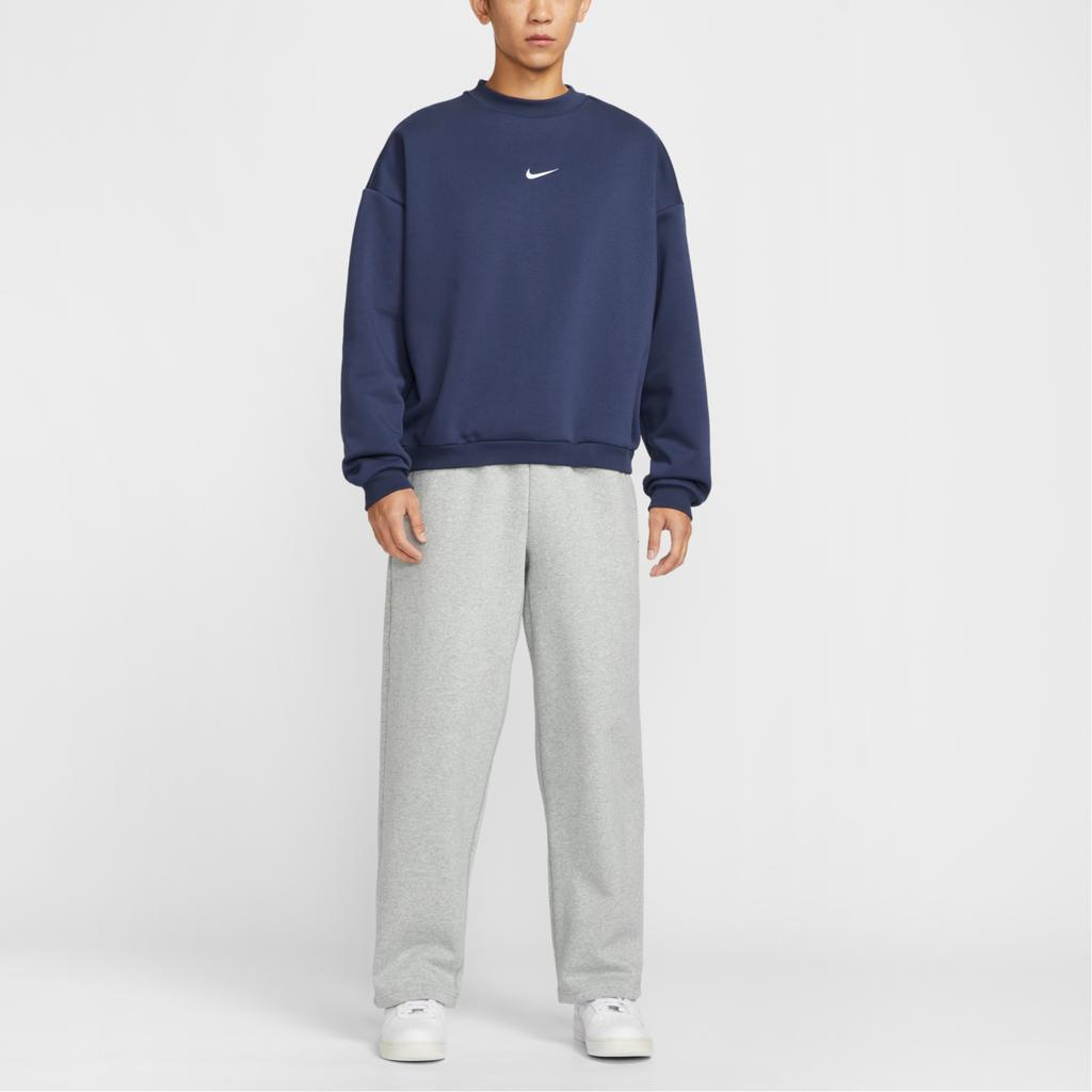 Nike Sweatshirts Men's Marine Blue Crew Neck Moderate IR0107-410