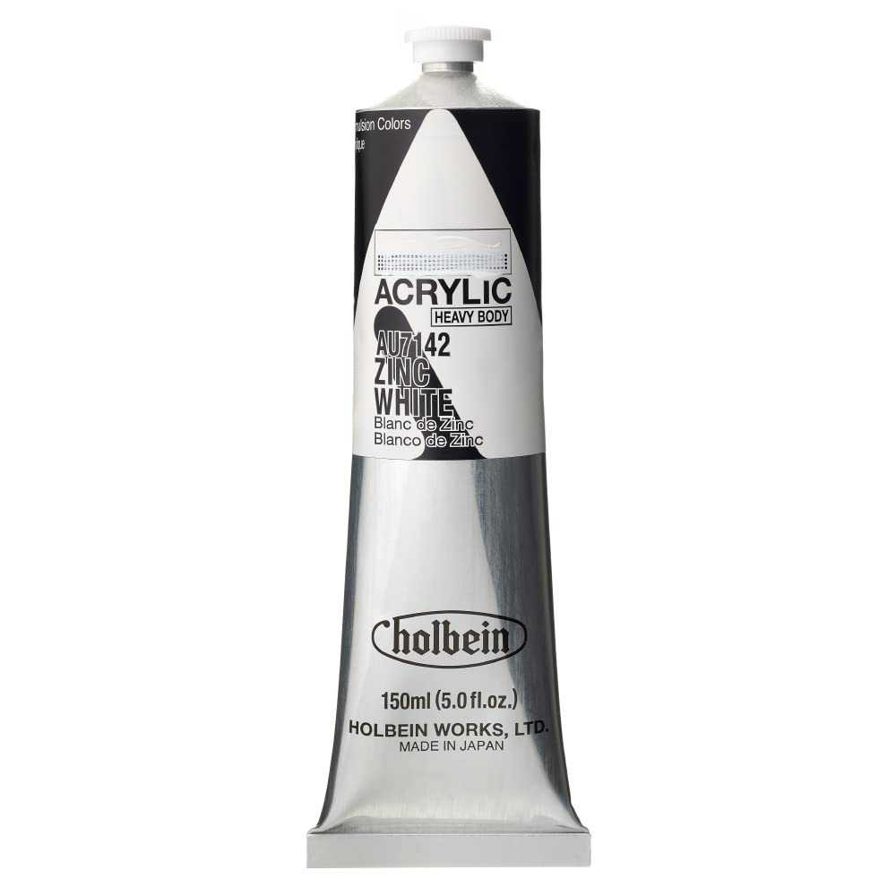 

Holbein Acrylic Color AU7142 150ml Zinc White 17142 [Heavy Body]