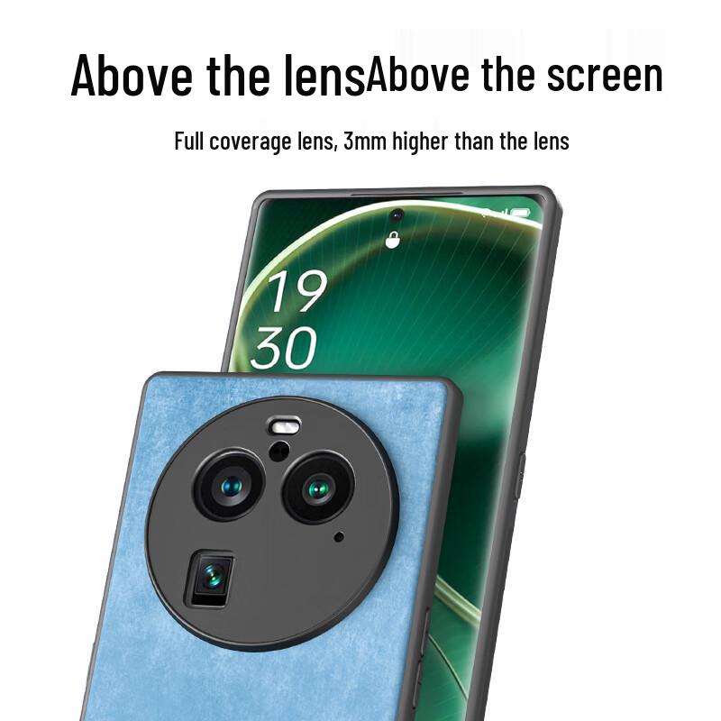 OPPO Find Series Skin-feel Leather Phone Case