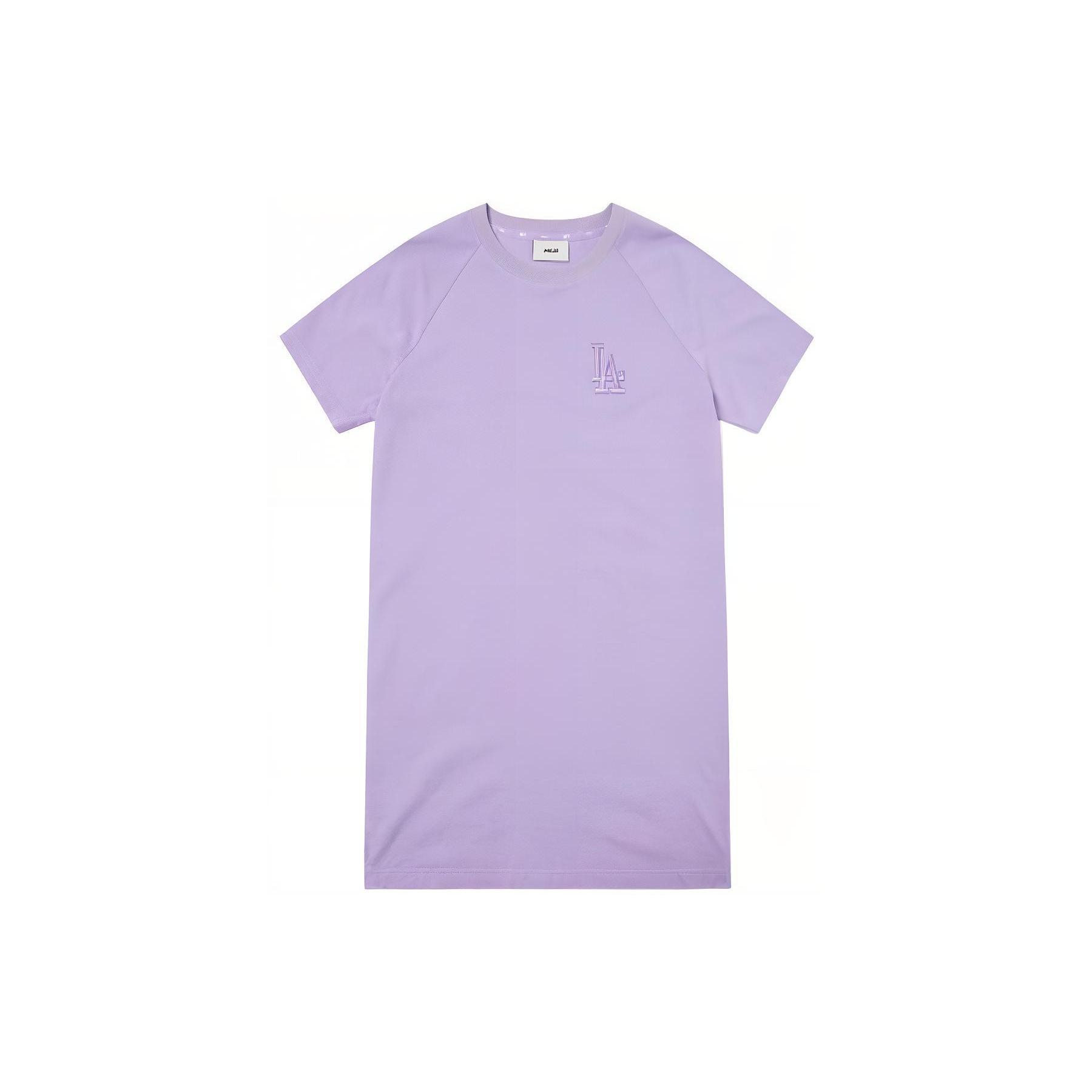 

New MLB Short Sleeved Dresses Women s Purple 3FOP00423-07LDL XS