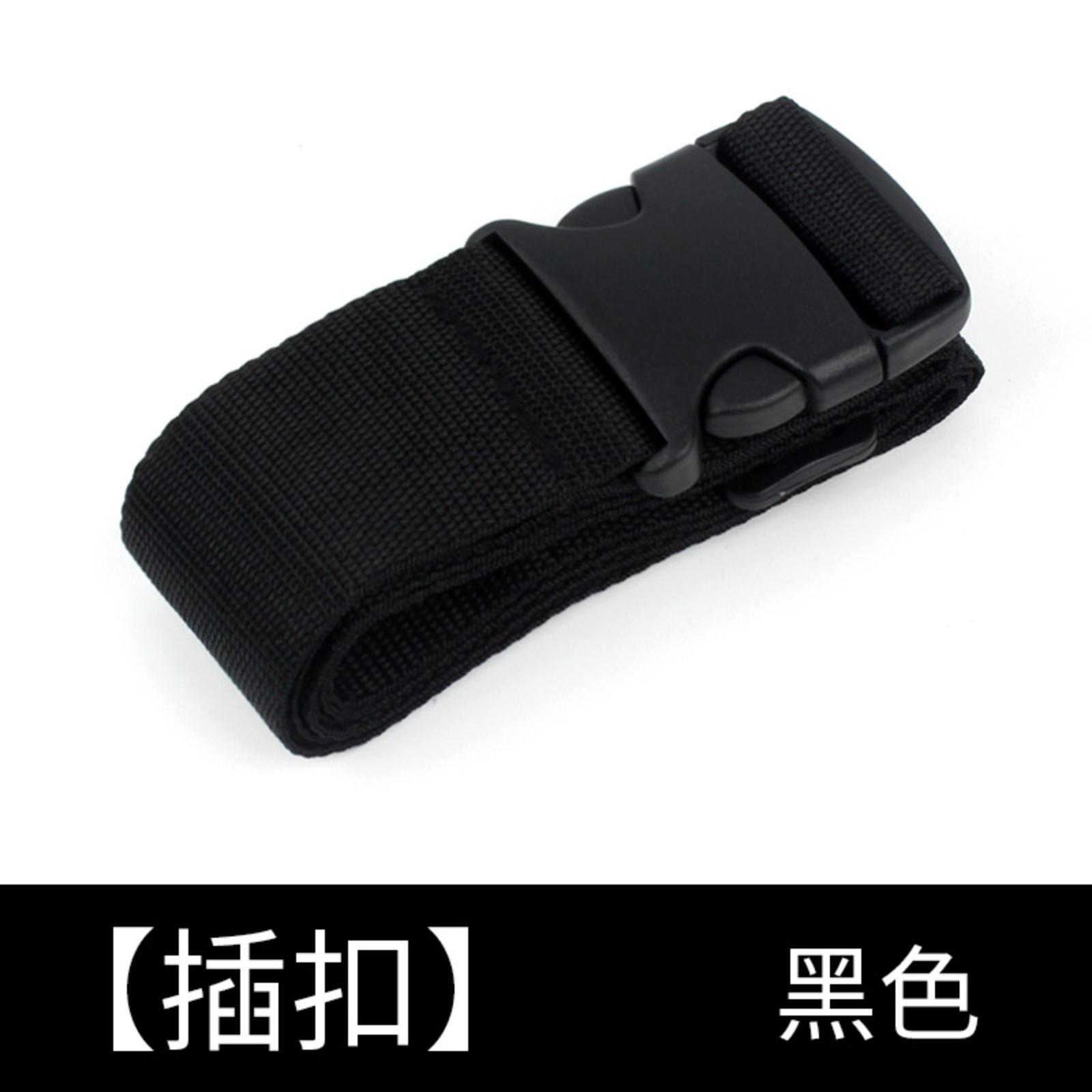 

Luggage Strap 5x200cm Adjustable Travel Suitcase Strap with Quick Release Buckle Secure Packing Strap for Luggage Reinforcement One Size чёрный