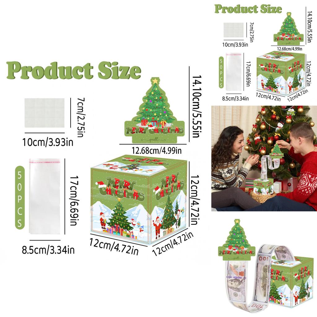 Julgransfestdekor Presentask För Högtidsfirande Och Överraskningar