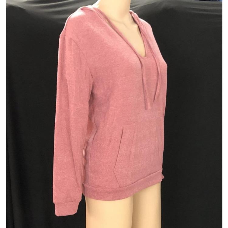 Hoodies Fashion Women Long Sleeve Solid Color Print Casual Sweatshirts Hooded