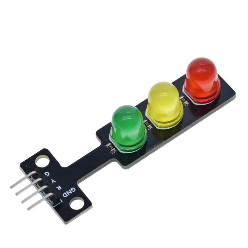 LED Traffic Lights Light-emitting Module 5V Digital Signal Output Traffic Light Module Electronic Building Blocks