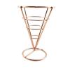 French Fries Stand With Sauce Set Rust proof Metal Chip Cup Holder Fried Chicken Display Rack Basket Party Kitchen Supply