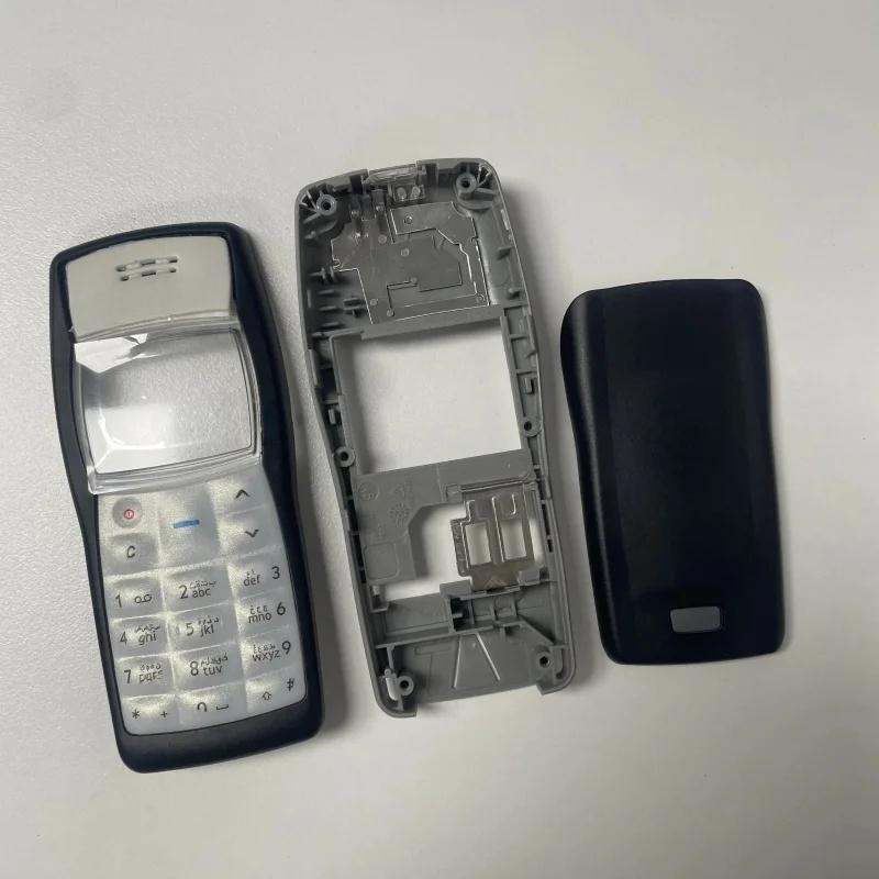 Carcasă Completă Capac Baterie Spate pentru Nokia 1100 Carcasă Spate Cadru Mijlociu Buton Tastatură Arabă