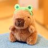 Kapibara plush toy afternoon tea capybara doll pendant pink keychain doll gift girl doll