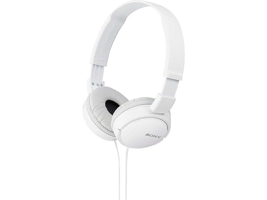 Sony Closed-Back Headphones, Foldable, White, MDR-ZX110-W [Parallel Import]
