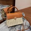 Summer Box Small Purse and Handbags For Women Rattan Straw Woven Crossbody Shoulder Bags Female Fashion Travel Beach Bags Boho