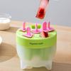 Plastik Eis am Stiel Maker Einfach zu lösen Eis am Stiel Form Haushalt Eis Pop Form Party