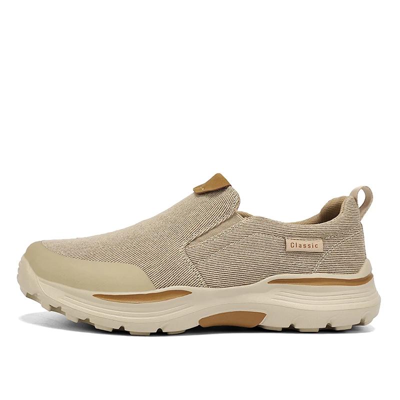 Fashion Canvas Loafers Man Leisure Flats Men's Casual Business Shoes Breathable Daily Loafer Comfortable Driving Footwear Zapatillas