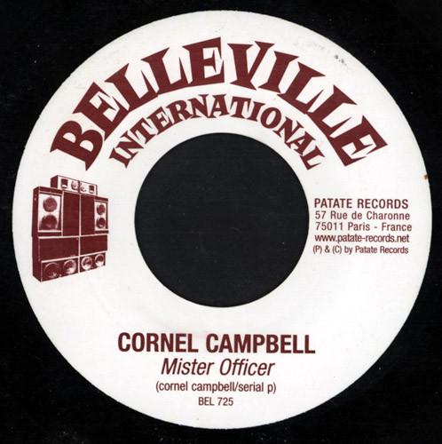 

7inch Record CORNELL CAMPBELL DFACT CREW Mister Officer BEL725 Belleville Inte 2002 France Reggae Ska Dub Used