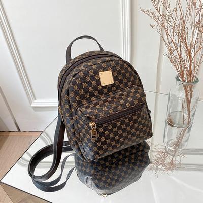 New Fresh Contrasting Color Printing Multi-functional Double Shoulder Women's Bag Personalized Versatile Single Shoulder Messenger Mobile Phone Bag