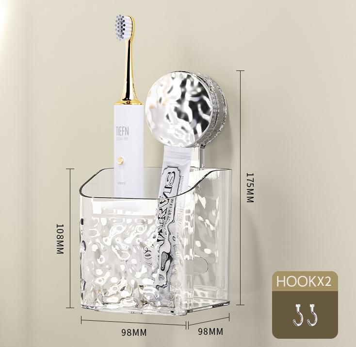 Bathroom Suction Cups Shelves Hole-free Wall Mounted Nail-free Storage Rack Restroom Toilet Bath Table Sanitary Room Supplies