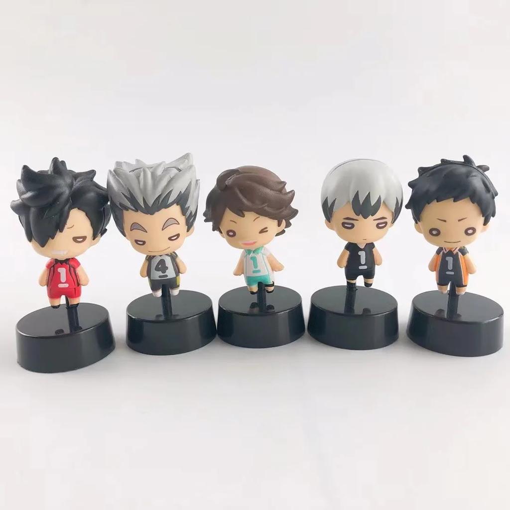 Genuine Haikyuu!! Gashapon Toys Tobio Kageyama Akaashi Keiji Oikawa Tooru Miya Atsumu Kozume Kenma Cute Model Toys