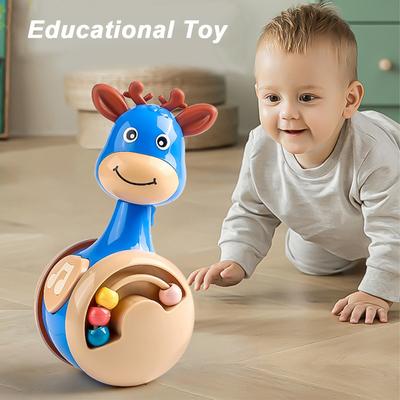 Tumbler Wobbler Toys Sliding Tumbler Toy Baby Educational Toy Gift for Infant Boy Girl 12 Months