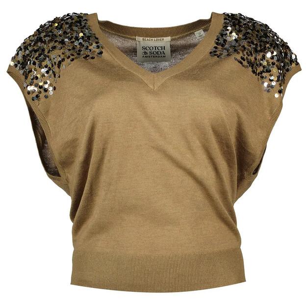 

Scotch & Soda Свитер с V-образным вырезом Embellished XS