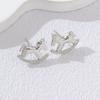 LATS Unique Design Metallic Cartoon Animal Colt Horse Statement Stud Earrings for Women Girl Gold Silver Jewelry