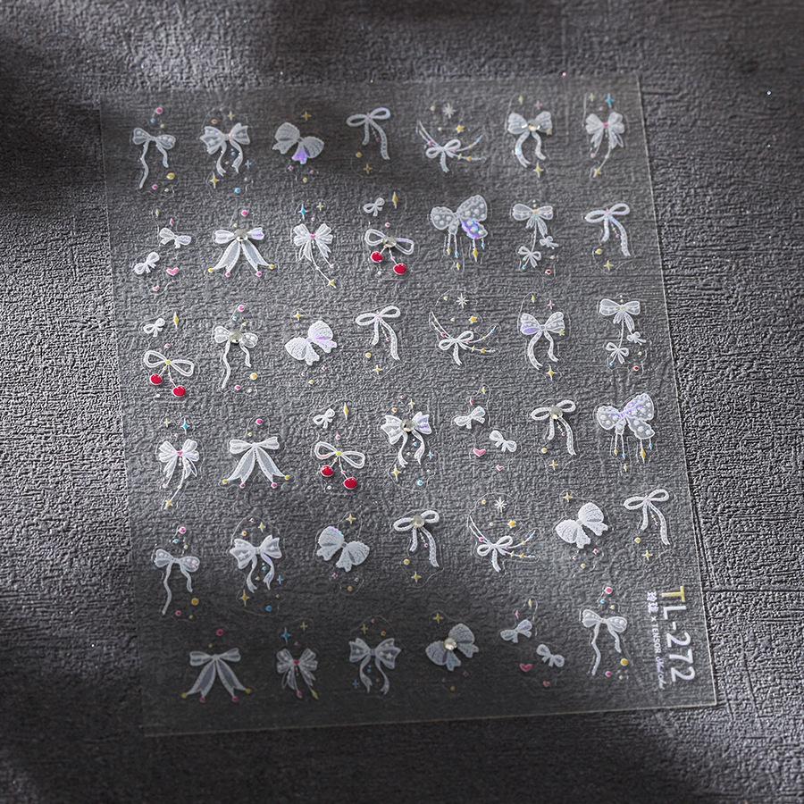 

TENSOR Изысканные Звездные Осколки Стекла Самоклеящиеся Наклейки для Ногтей, Серия TL-272