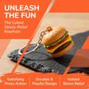 Plastic Simulation Food Keyring Cute Press Bag Pendant Funny Fidget Keychain  Children