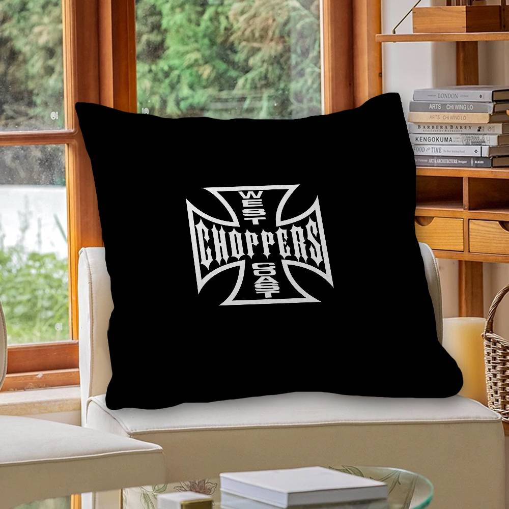 West Coast Choppers Pillowcase Toon Gift Cushion Cover Bedroom Home Sofa Chair Seat Decor Pillow Case
