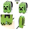 Minecraft Creeper Green Backpack For School Travel And More Large Capacity And Durable Oxford Cloth Material