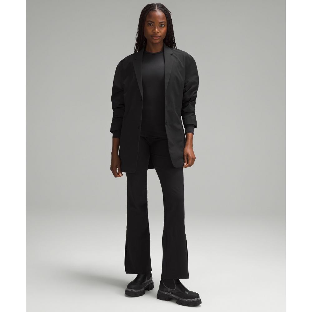 Lullulemon Wondermost Ultra Soft Nulu Crew Neck Long Sleeve Shirt Blk