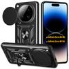 Slide Lens Armor Funda for Infinix Zero 40 5G Case Magnetic Rotate Ring Stand Holder Cover for Infinix Zero 40 4G Case Back Capa