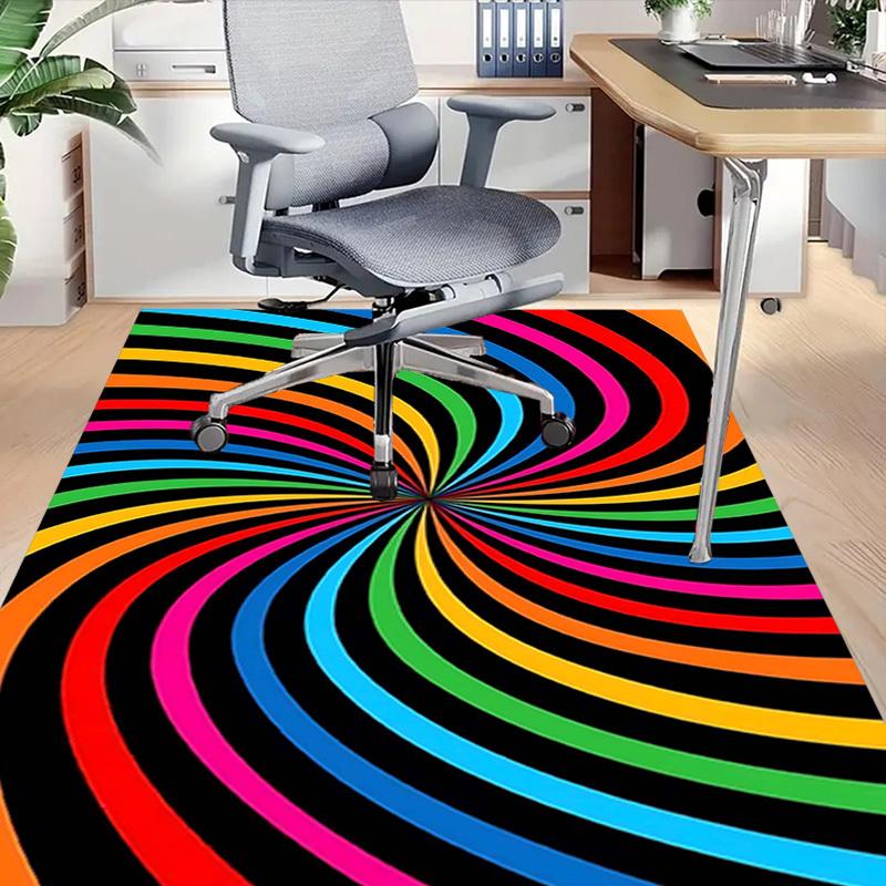 1PC Colorful Swirl Extra Large Non Slip Floor carpet, Office, family, bedroom, Studio   Large Area Rug Indoor Rugs, , Vibrant Colors