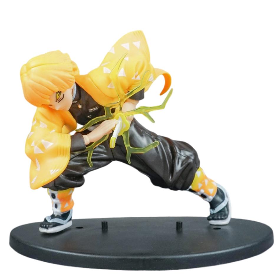 14-22cm Demon Slayer Anime Figure Tanjirou Agatsuma Zenitsu Kyoujurou Anime PVC Model Action Figure Collection Toy for Kids Gift