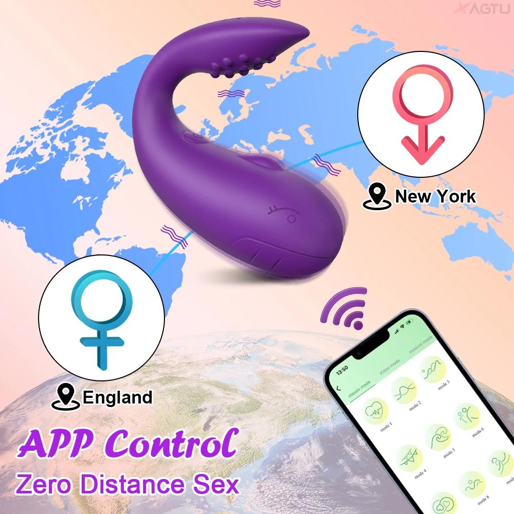 Wireless Bluetooth APP Vibrator Egg for Women Clit Clitoris Stimulator Wearable G Spot Vibrating Female Love Egg Adult Sex Toys