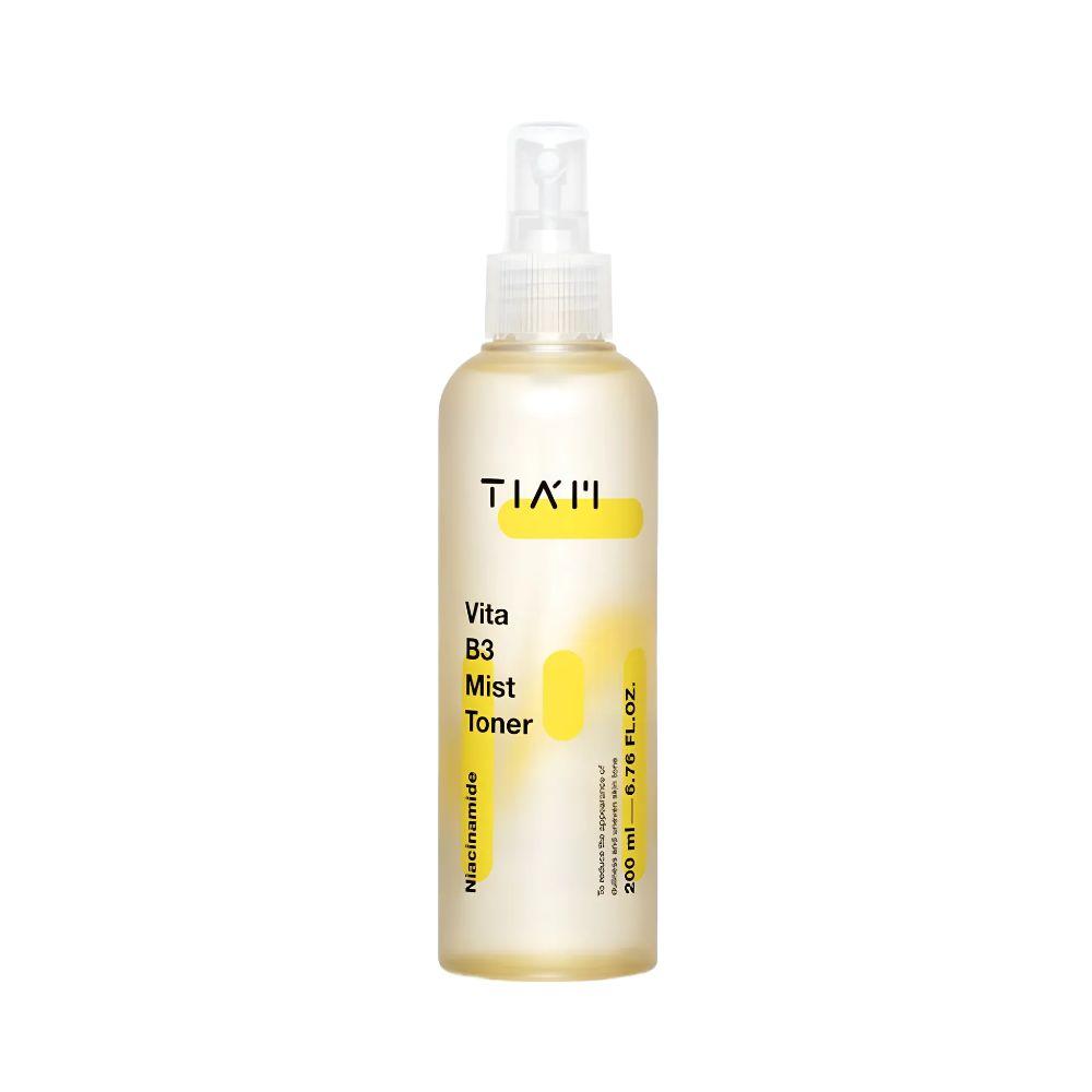 TIAM Vita B3 Mist Toner 200ml with Niacinamide 3% for Instant Hydration and Dark Spot Brightening Care