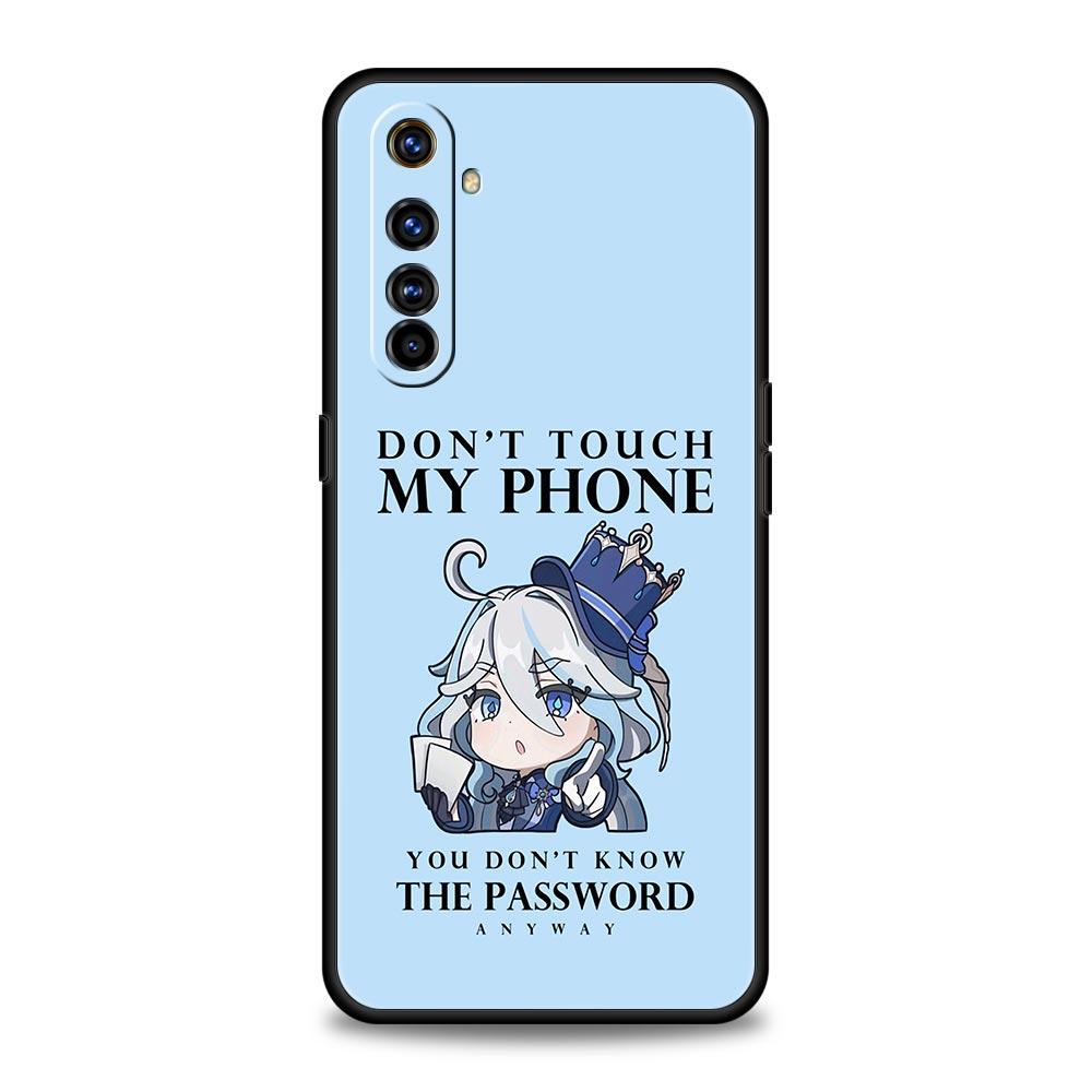 Genshin Impact Lovely Furina Case For Realme 12 11 10 9 8 5G 7 6 GT5 GT3 GT2 Pro Plus C21 C11 C25 C35 GT Neo 2 3 3T 5 Cover