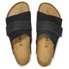 Birkenstock Kyoto Nubuck-Suede Leather Sandals 'Black' Men's 1022350