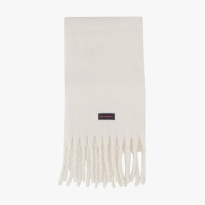 PINK PINEAPPLE BOUCLE HAIR MUFFLER_IVORY
