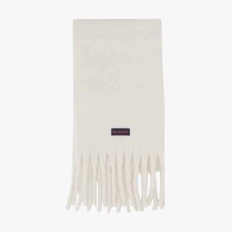 

PINK PINEAPPLE BOUCLE HAIR MUFFLER_IVORY IVORY_FREE