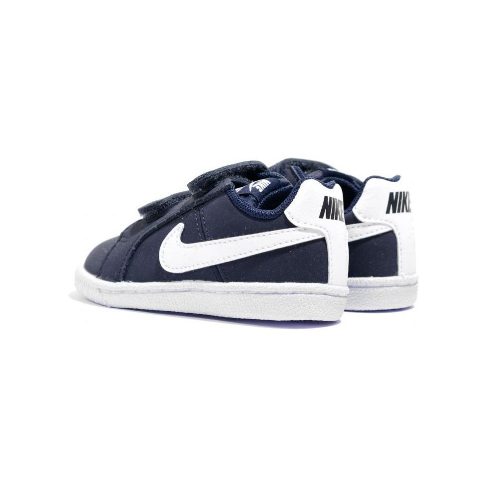 Nike Court Royale TD Obszidián Fehér Baba Tornacipő Kék 833537-400