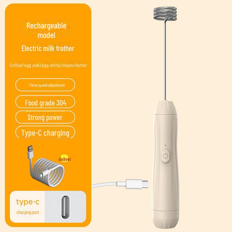 Mini spumant de lapte și ou multifuncțional fără fir